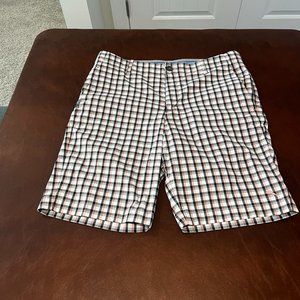 Tommy Bahama Plaid Shorts Size 33 95% Nylon 5% Spandex